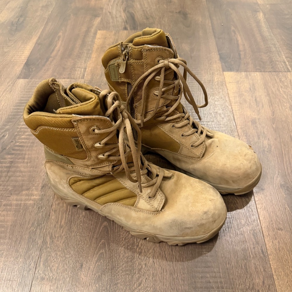 Bates GX-8 E04272 Waterproof Boots Mens 13 XW Composite Toe Side Zip